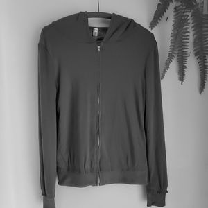 Women's Youboya hooded sweatshirt.  Gray.size (S)